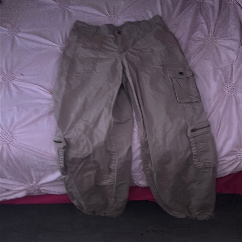 Men's Tan Cargo Pants